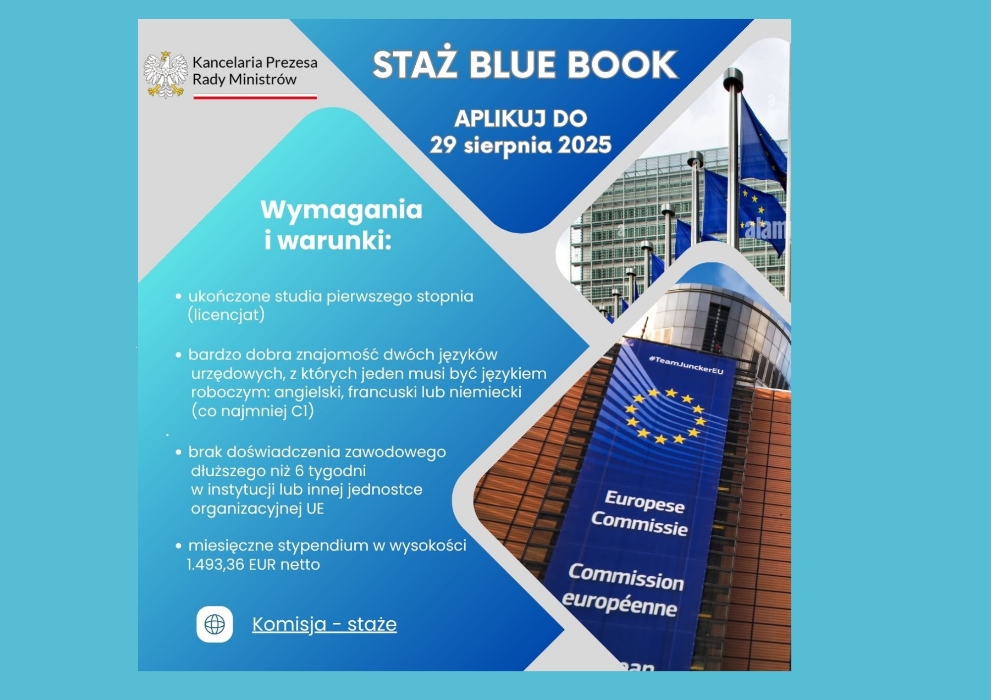 Staż w dziedzinie administracji oraz staż w dziedzinie tłumaczeń
